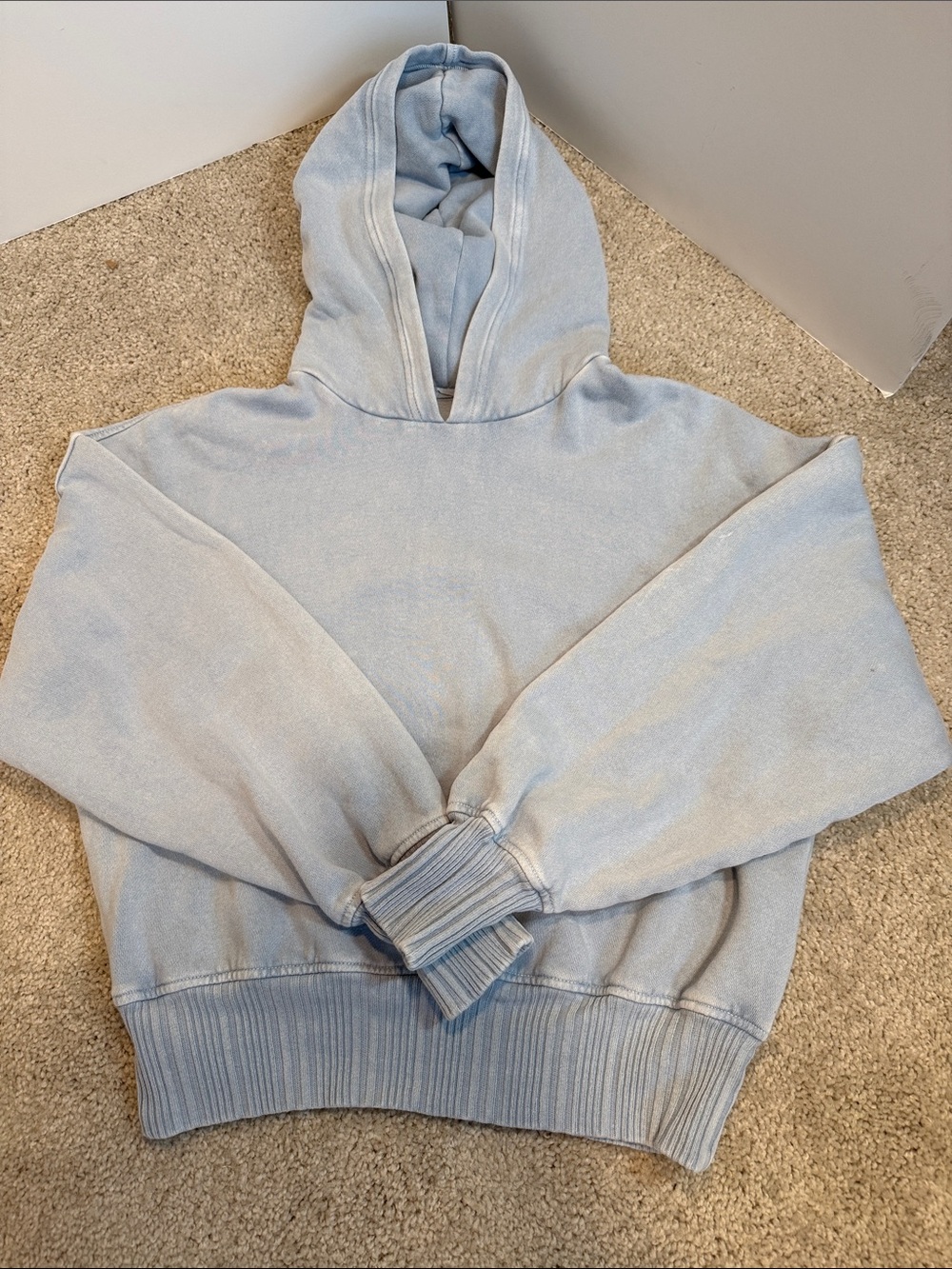 Aerie Light Blue Hoodie Sweater - Casual Pullover